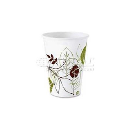 DIXIE FOOD SERVICE Dixie Hot Paper Cups, 10 Oz., 50/Pack, White/Nature Design DXE2340PATHPK